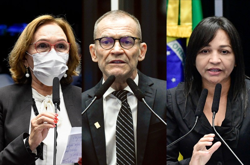 Senadores comemoram aprovação da PEC do piso salarial da enfermagem