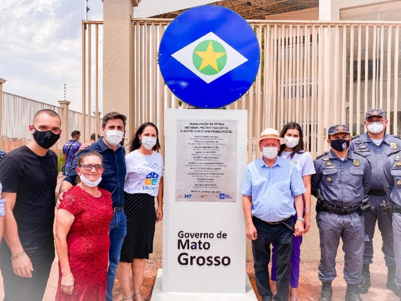 Governo inaugura nova Escola Tiradentes em Sinop; aulas começam dia 20