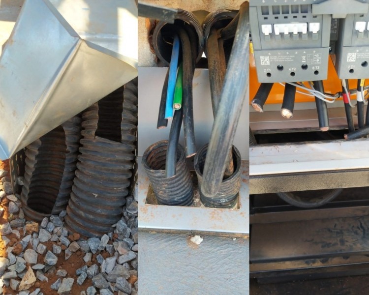 Saae registra prejuízo de R$ 7 mil por furto de fios em poço do Vida Nova