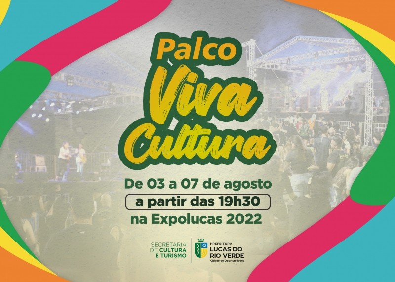 Cultura divulga atrações para a Expolucas 2022
