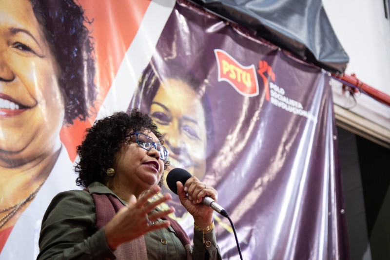 Candidata do PSTU à Presidência Vera apresenta proposta para habitação