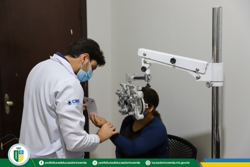 Mutirão oftalmológico deve atender 400 luverdenses nesta semana