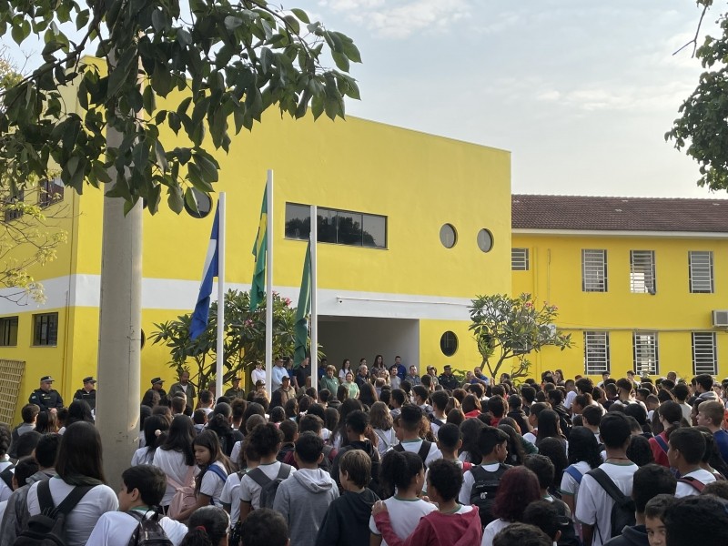 Ato Cívico inicia comemorações da Semana da Pátria em Lucas do Rio Verde