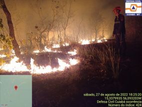 Brigadistas da Defesa Civil de Cuiabá atenderam mais de 180 ocorrências de agosto a setembro