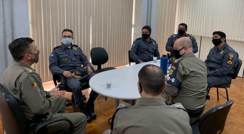 PMMT faz visita técnica na Brigada Militar do Rio Grande do Sul para modernizar atendimento da Corregedoria