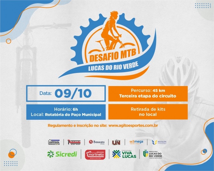 Terceira etapa do Desafio MTB acontece neste domingo (09)