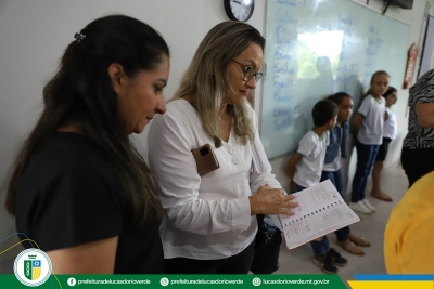 Secretaria de Educação de Lucas do Rio Verde recebe equipe da Secretaria de Educação de Primavera do Leste