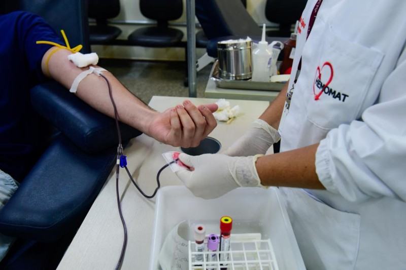 MT Hemocentro e parceiros promovem campanha de doação de sangue