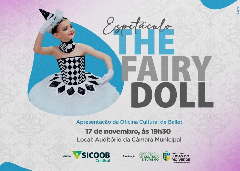 Cultura promove espetáculo de ballet no dia 17 de novembro