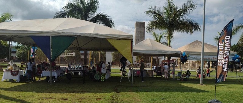 Feira de Artesanto foi atração do final de semana no bairro Bandeirantes