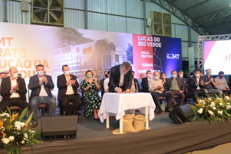 1ª Ferrovia Estadual vai gerar mais de 230 mil empregos diretos e indiretos durante a construção em MT