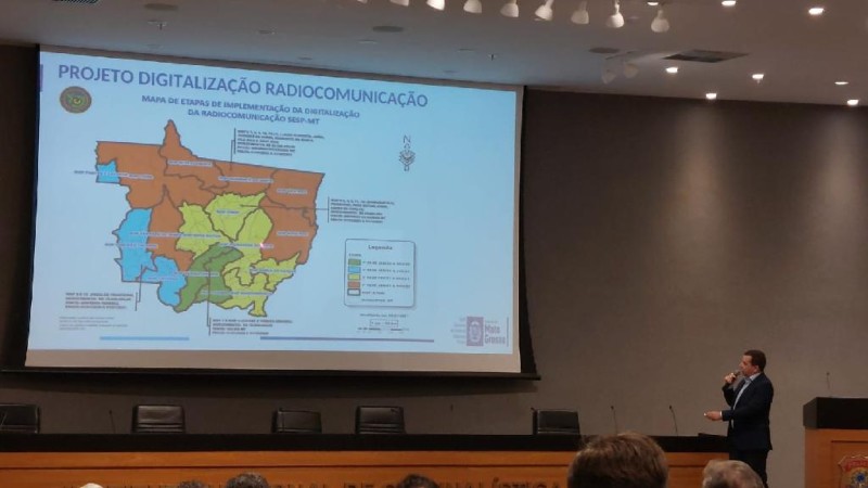 Radiocomunicação digital de MT é referência em evento da Polícia Federal