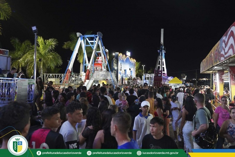 Aberta a temporada de diversões no Natal da Esperança de Lucas do Rio Verde