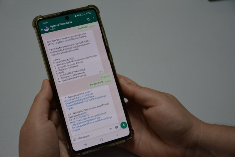 Sefaz disponibiliza atendimento por WhatsApp aos contribuintes