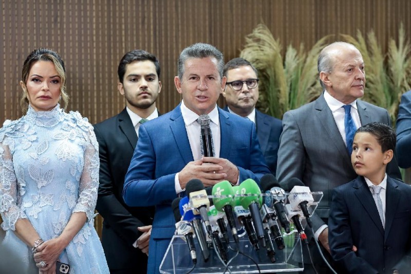 Mauro Mendes: manter investimentos robustos em todas as áreas e aprimorar eficiência do Governo serão as principais metas