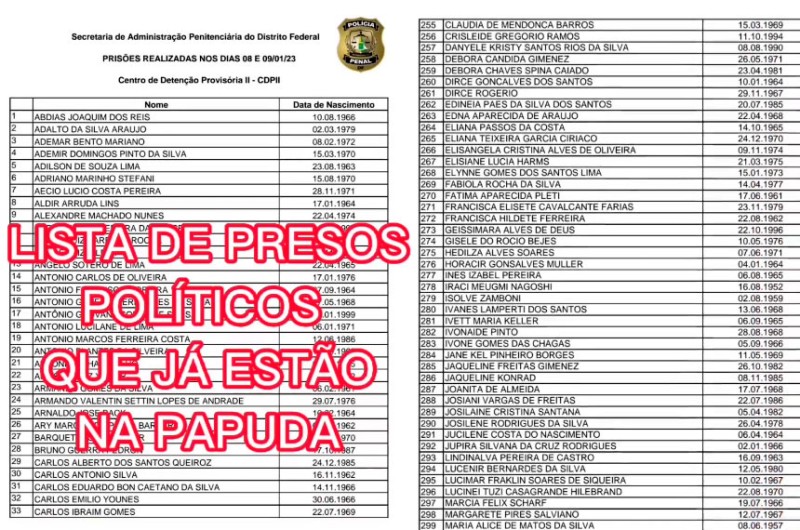 Vídeo sobre lista de presos na Esplanada não foi tirado do ar pela TV Senado