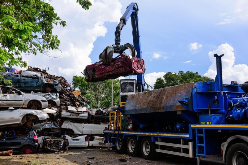 Detran-MT faz licitação para contratar empresa de reciclagem de veículos