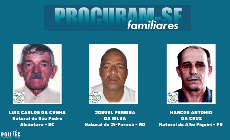 IML busca famílias para a liberação de três corpos