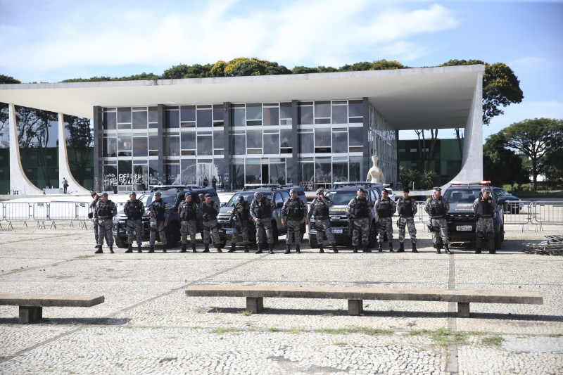 Força Nacional tem atuação prorrogada na Esplanada dos Ministérios