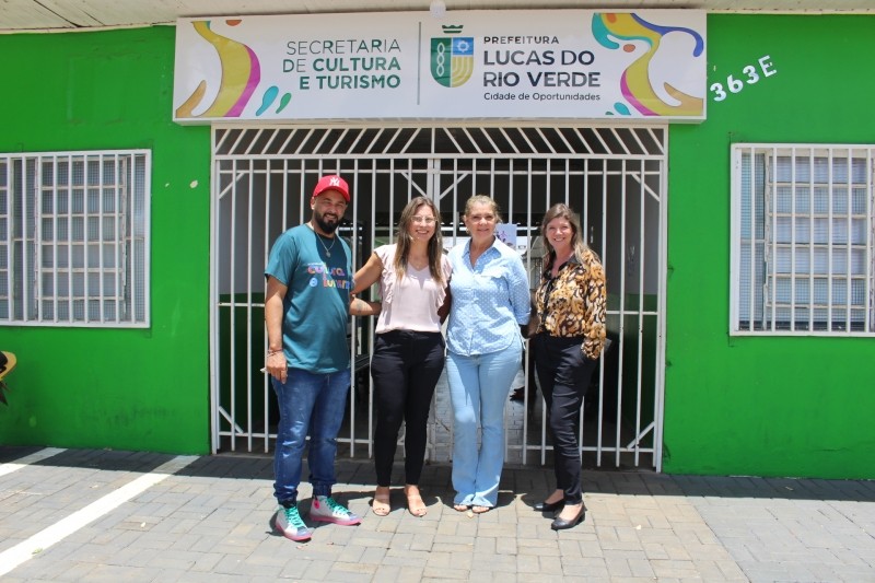 Lucas do Rio Verde recebe visita de representantes da Cultura de Sinop