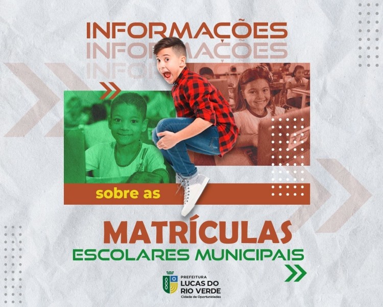 Matrículas da Rede Municipal de Lucas do Rio Verde retornam nesta segunda-feira (30)
