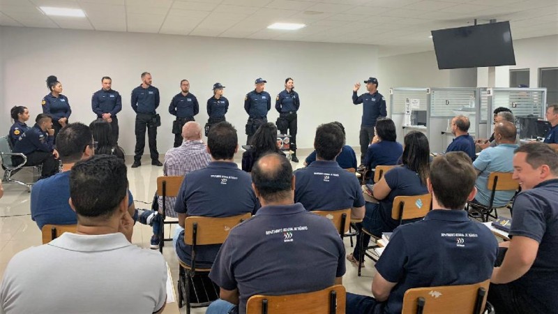 Servidores do Detran-MT fazem curso de Práticas de Fiscalização de Trânsito em Operações Integradas