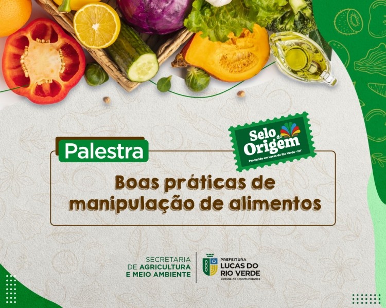 Boas práticas de manipulação de alimentos será tema de capacitação para feirantes e agricultores