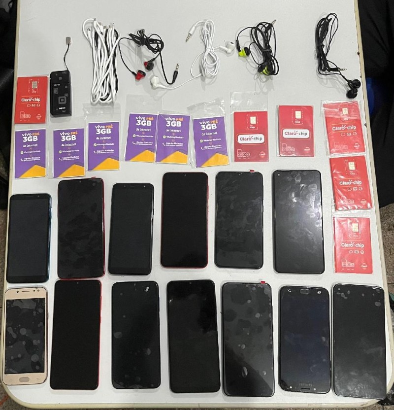 Mais de 40 componentes eletrônicos são apreendidos no Centro de Ressocialização de VG