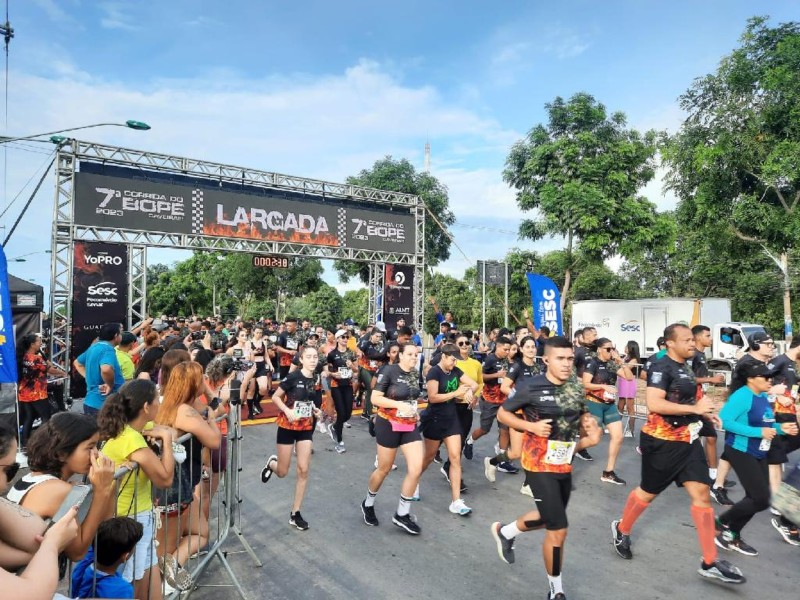 Corrida do Bope reúne mais de 3,5 mil competidores em Cuiabá