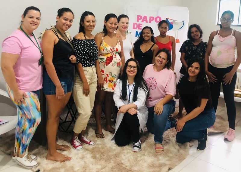 “Papo de Mãe” é tema de grupo de gestantes no PSF Rio Verde