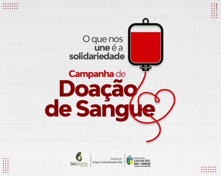 Campanha de doação de sangue será no PSF XIV Jardim Amazônia neste sábado (25)