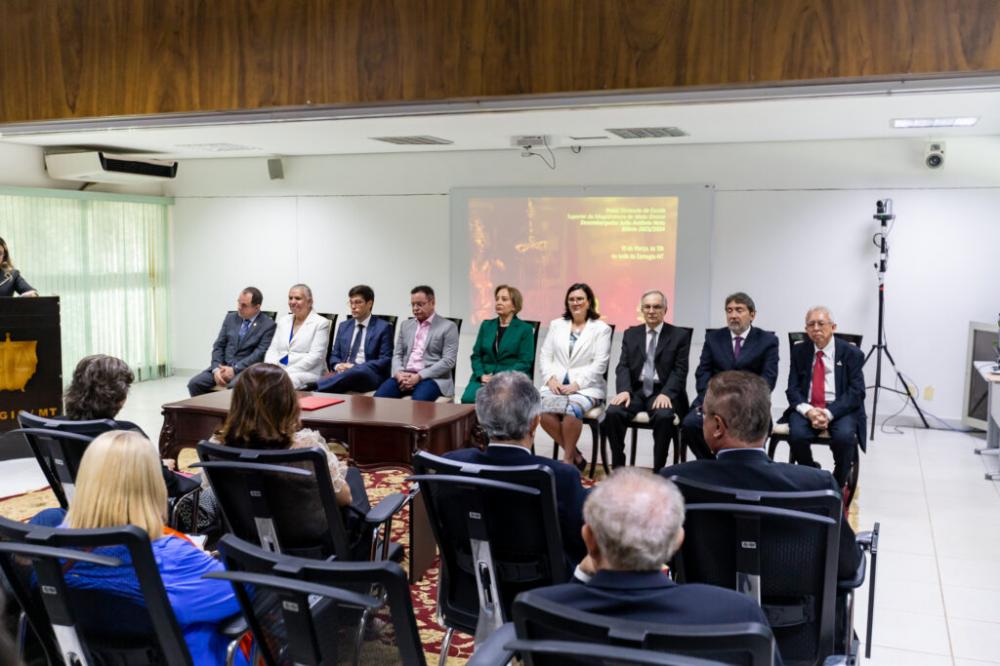 Presidente Botelho participa da posse da nova diretoria da Escola Superior da Magistratura de Mato Grosso