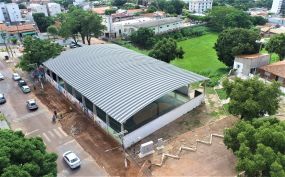 Obra de centro comunitário do Complexo Multiuso do Araés alcança etapa de construção de rede de drenagem