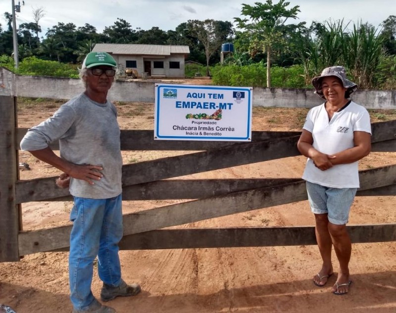 Placa auxilia agricultores a divulgarem seus produtos na Região Norte