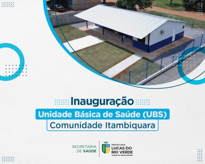 Gestão Miguel Vaz reativará UBS Itambiquara nesta quinta-feira (16)