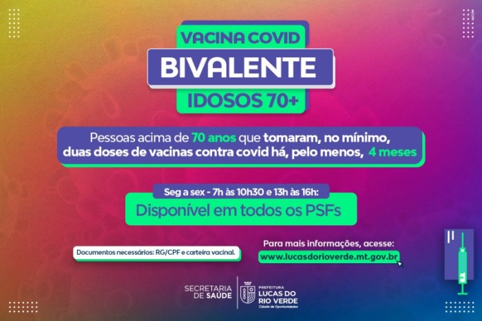 Não acredite em fakenews, vacina Bivalente é segura