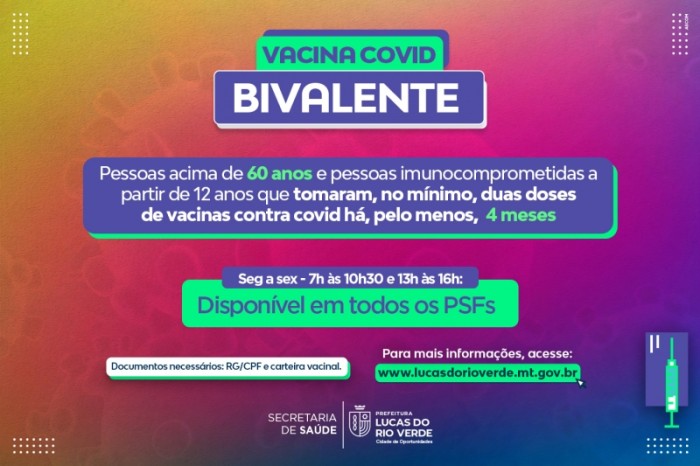 Pessoas acima de 60 anos começam a receber vacina Bivalente