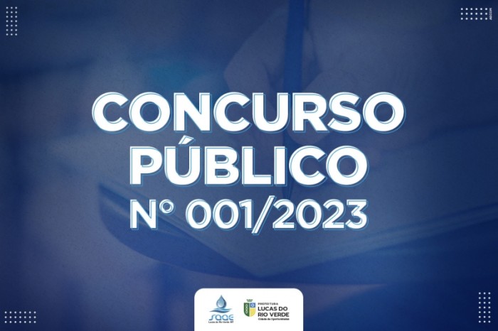 Inscrições para o concurso público do Saae já estão abertas