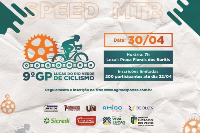 Esporte abre inscrições para 9º GP Lucas do Rio Verde de Ciclismo