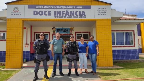 Vereador fiscaliza ações de segurança adotadas nas unidades escolares de Sorriso