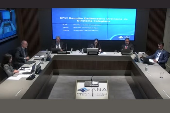 Diretoria Colegiada da ANA apresenta balanço sobre ações do primeiro ano de mandato de seus quatro integrantes