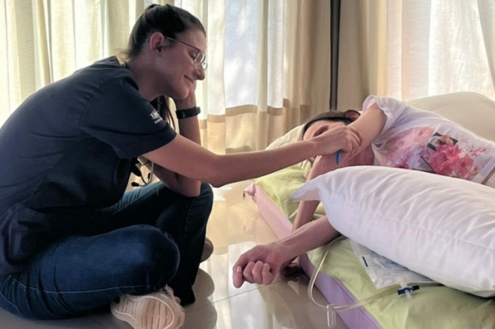 Visita domiciliar conta com parceria do Programa de Residência Médica de Lucas do Rio Verde