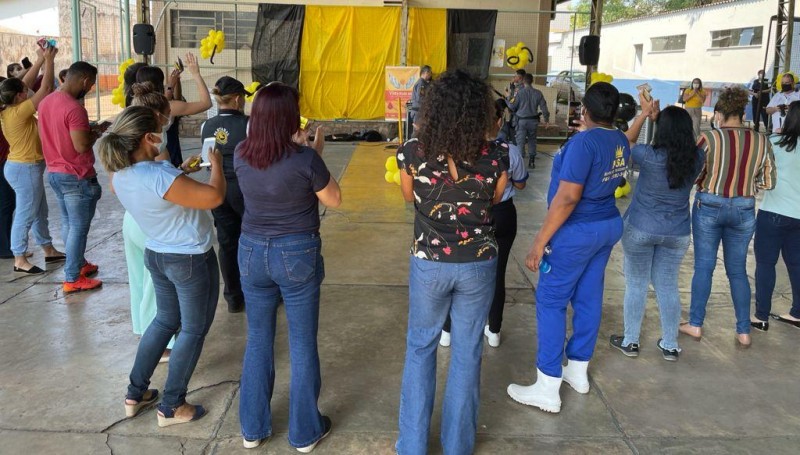 SES realiza momento de lazer e reflexão a servidores de unidades especializadas