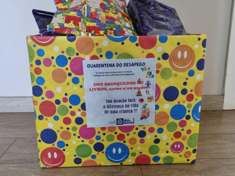 Campanha da PGE para arrecadação de brinquedos e livros segue até o dia 8 de outubro