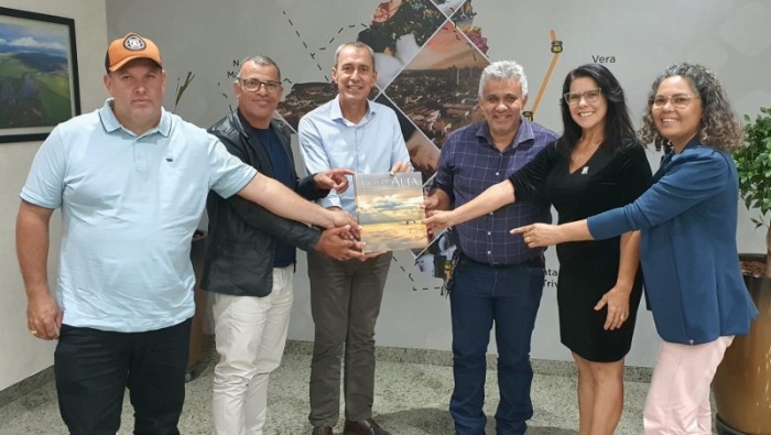 Executivo recebe vereadores de Rondônia que tem município como referência em agricultura