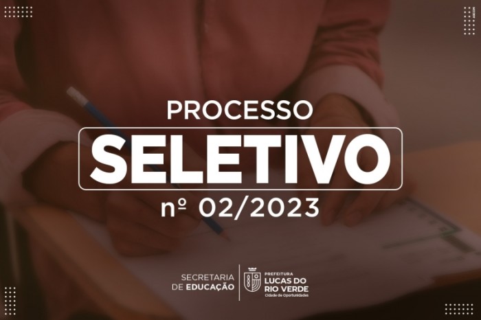 Seletivo da Educação para contração temporária segue com as inscrições abertas até terça-feira (16)