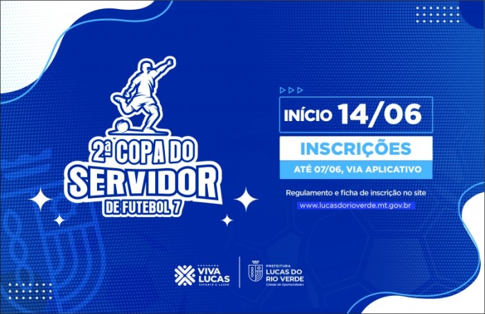 Inscrições para 2ª Copa dos Servidores Públicos Municipais de Futebol Sete estão abertas