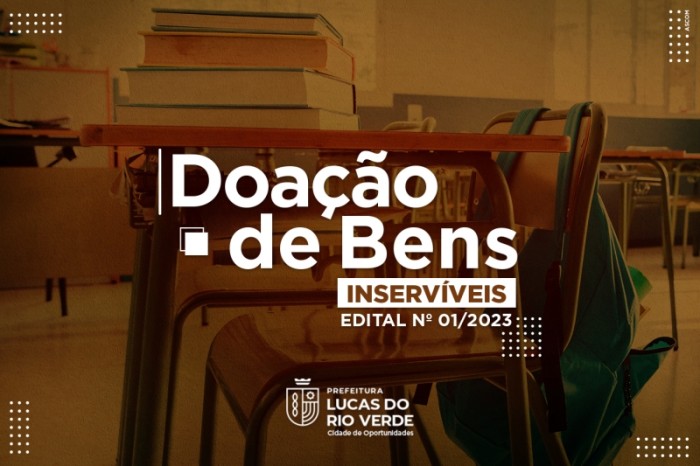 Prefeitura de Lucas do Rio Verde fará doação de bens inservíveis a entidades