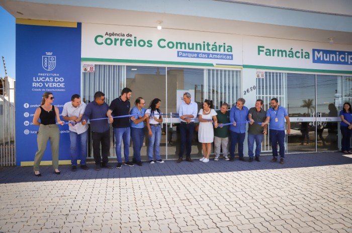 Gestão Municipal inaugura Agência de Correios Comunitária no bairro Parque das Américas