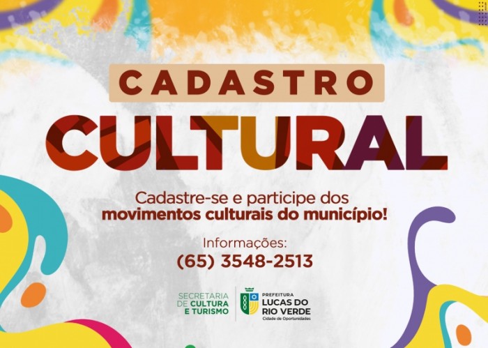 Cadastro Cultural 2023 já está disponível para os artistas luverdenses